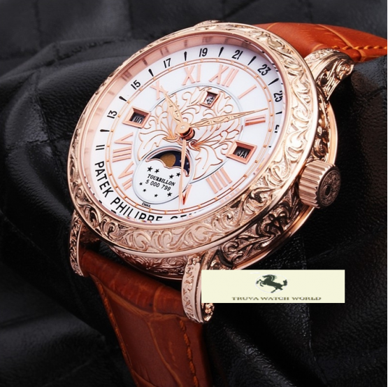 HK1205 PATEK PHİLİPPE SKY MOON KAHVERENGİ REPLİKA SAAT